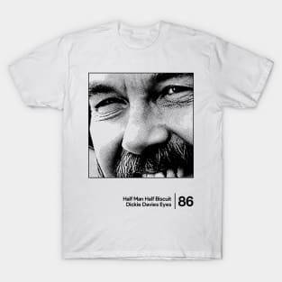 Dickie Davies Eyes - Minimal Style Graphic Design T-Shirt